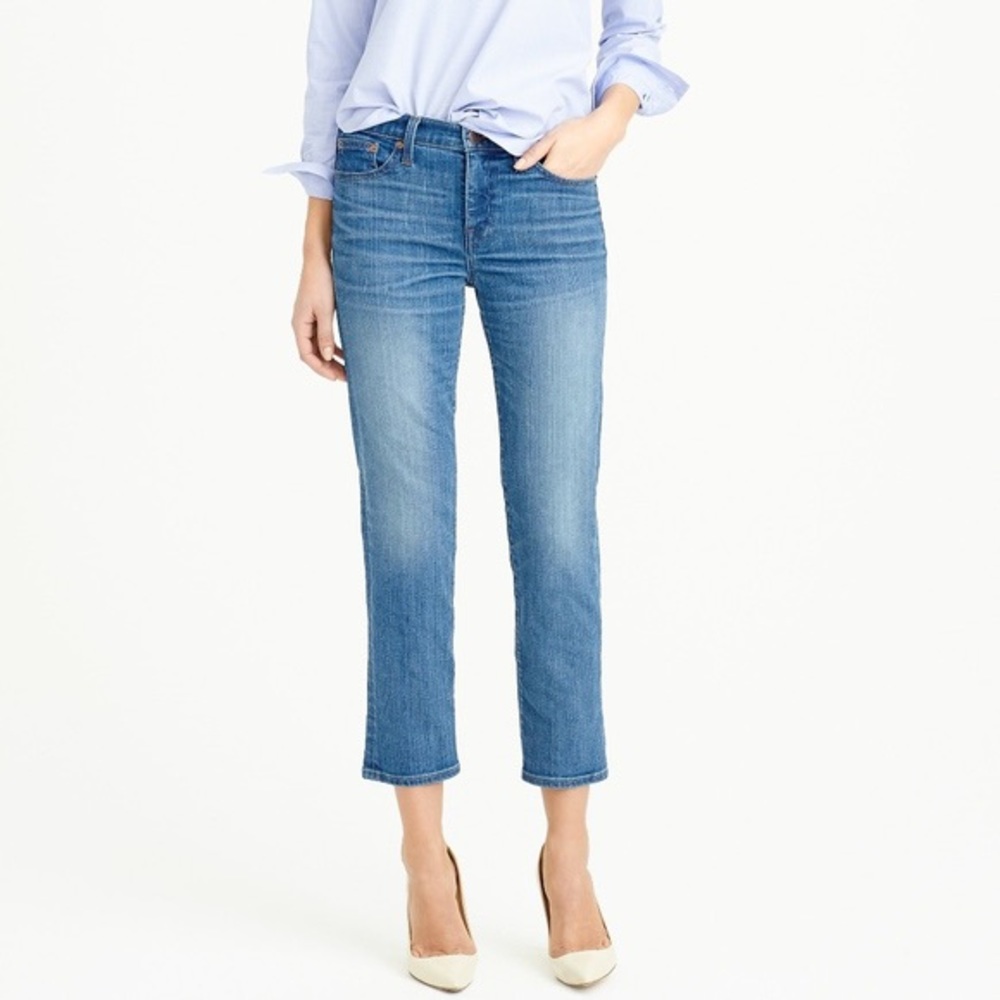 J CREW | vintage cropped jeans | werner wash | 28